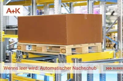 Lagersoftware sorgt für automatischen Nachschub von Paletten